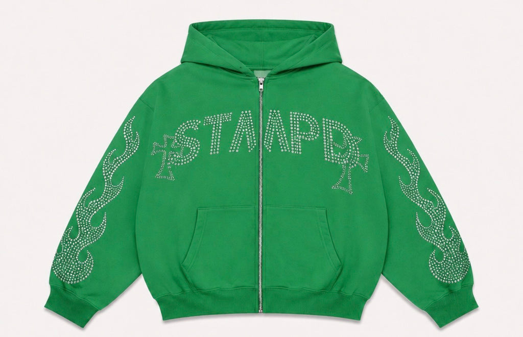 Stay Down The World Is Yours Zip Up Hoodie
