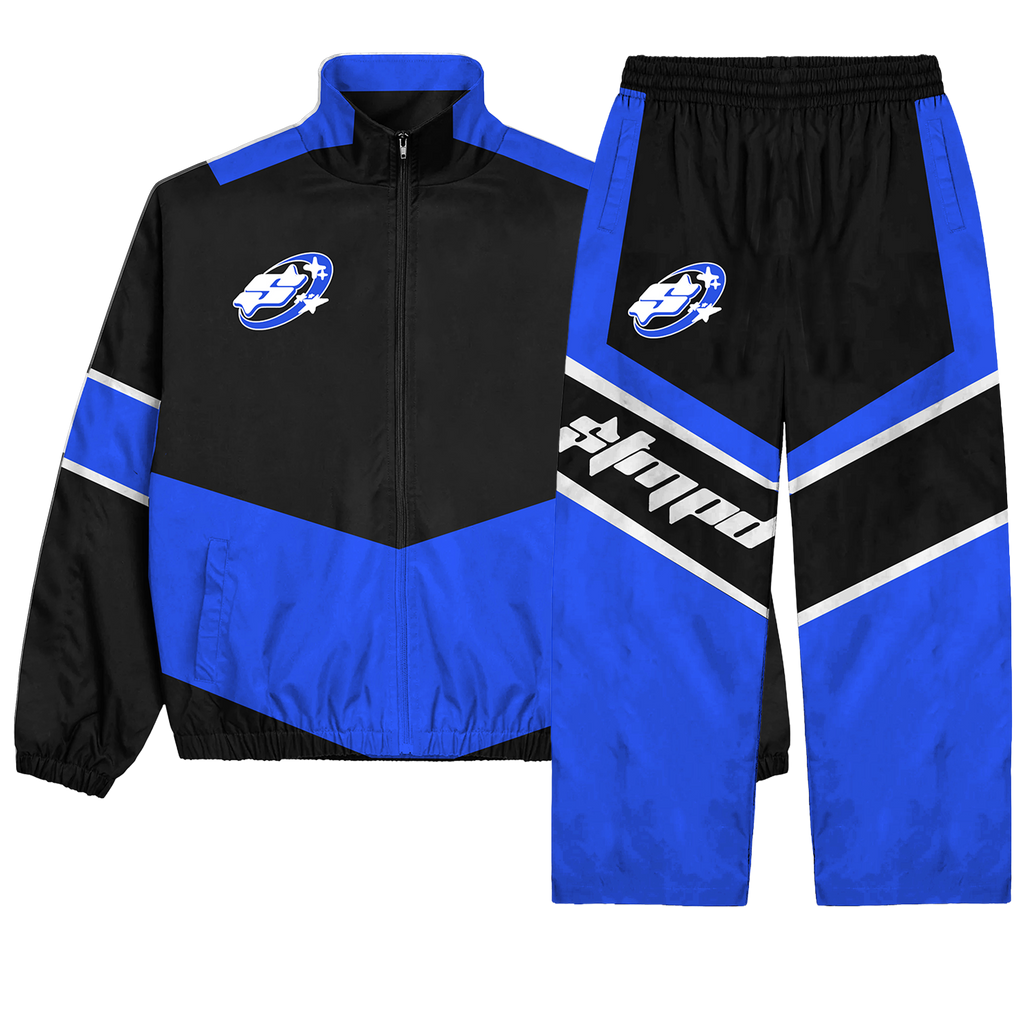 Blue Track Suit