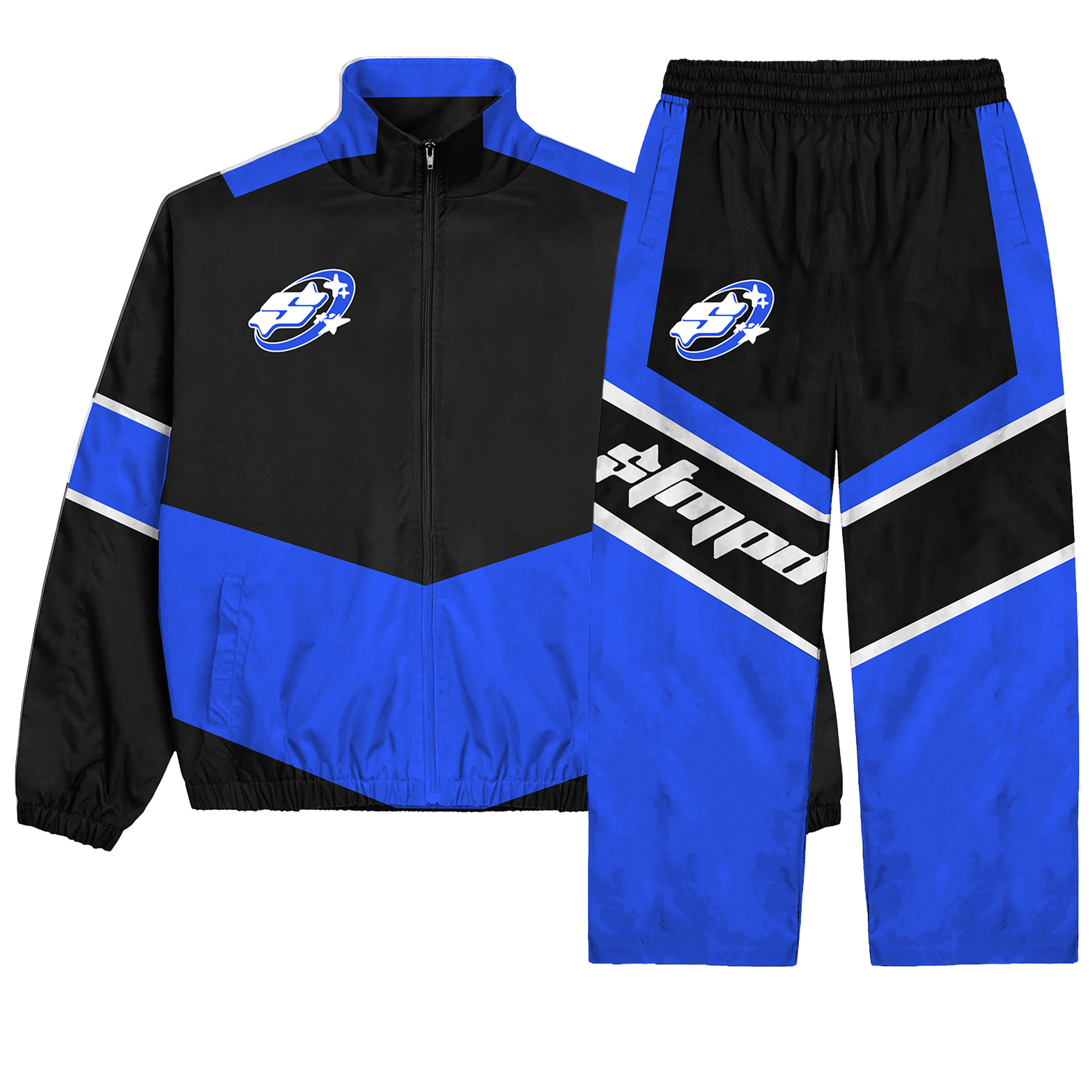 Blue Track Suit