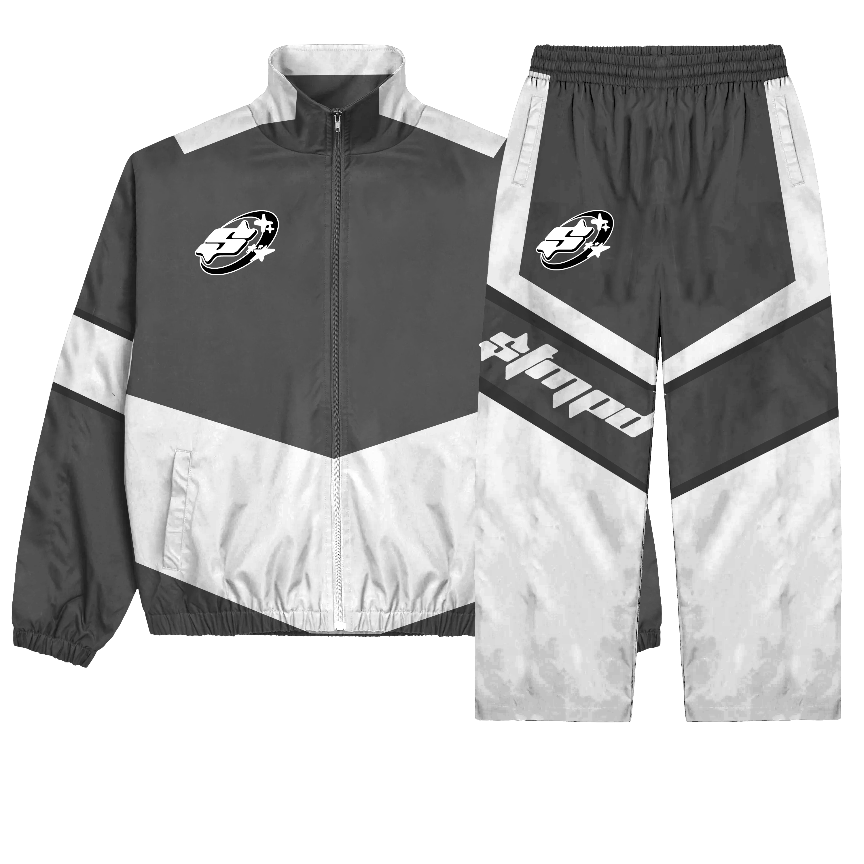 Grey Track Suit