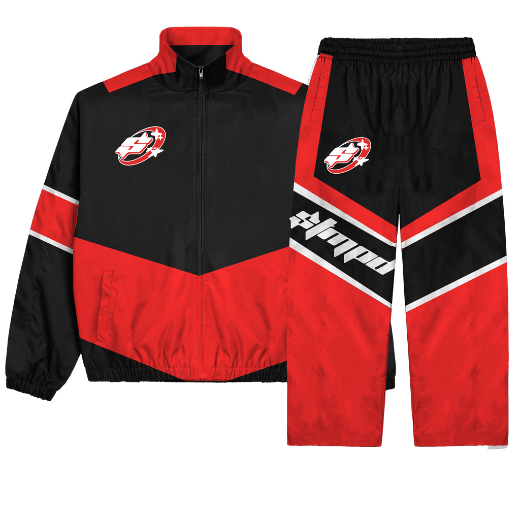 Red Track Suit
